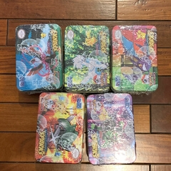 [6] Lata y Mazo de Cartas Pokémon - 38 a 40 Cartas aprox - comprar online