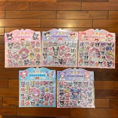 Stickers 3D Set x 2 Planchas con Brillo - SANRIO- AL AZAR - comprar online