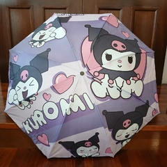 [P3] Paraguas Kuromi Plegable - comprar online