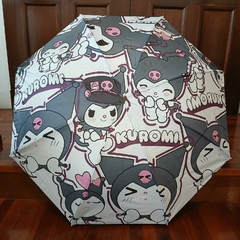 [P4] Paraguas Kuromi Plegable - comprar online
