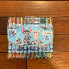 [Crayon Retráctil 12 Colores Chico] STITCH - comprar online