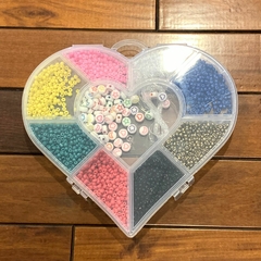 Kit Mediano p/ Armar Pulseras Corazón - comprar online