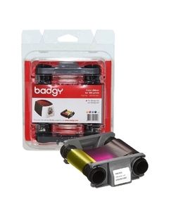Ribbon Evolis Badgy100/200, Color, CBGR0100C, 100 impressões - MARCELO DIAS GOMES