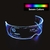 Óculos luminosos coloridos 7 modo ajustável led light up cyberpunk festa - loja online