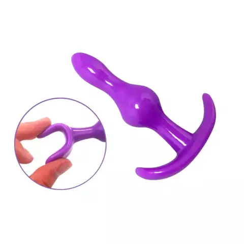 Plug dilatador anal silicona para principiantes