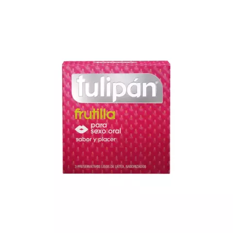 Preservativo Tulipán Saborizado Frutilla
