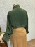 CAMISA DECOTE RENDA ESTILO GOLA PADRE E BOTÕES 1249 - Brumari Modas 