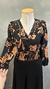 BLUSA COS LASTEX E DECOTE INTERTELADO LARGO 1232 - loja online