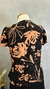 BLUSA MANGA TULIPA LAÇO FRENTE 1227 - loja online