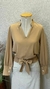 BLUSA COS LASTEX E LAÇO 1275 - comprar online