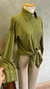 BLUSA CAMISA COM BOTÕES DOURADOS 1270 - comprar online