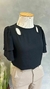BLUSA 1247 GOTA LADO BORDADA LAZARA - Brumari Modas 