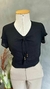 BLUSA MANGA TULIPA LAÇO FRENTE 1227 - Brumari Modas 