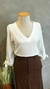 BLUSA RENDA E LAÇO PUNHO 1225