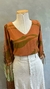 Imagem do BLUSA RENDA E LAÇO PUNHO 1225