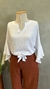 Imagem do BLUSA MANGA RENDA JABOUR ASSIMETRICA 1019