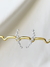 Brinco earcuff estrelas com zirconias brancas