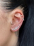 Brinco earcuff estrelas com zirconias brancas - comprar online