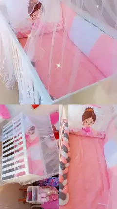 kit berço bailarina