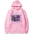 Hoodie nime ununter hoodie unter hoodie para mulheres com capuz longo hoodie man - comprar online