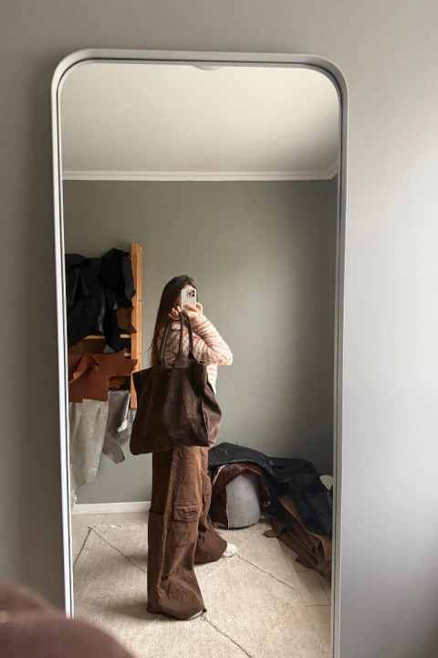 BOLSO CRUZ CHOCOLATE - comprar online