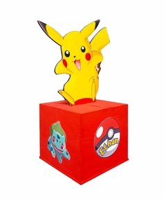 Centro de Mesa Alcancía, Pokemon Pikachu Rojo