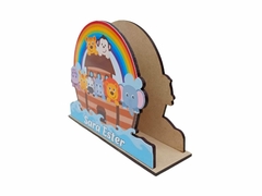 Servilletero MDF Arca de Animalitos A Color - comprar en línea