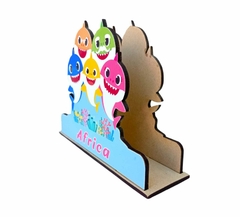 Servilletero MDF Baby Shark - comprar en línea