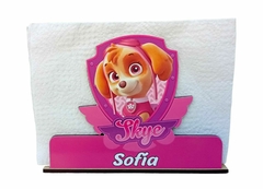 Servilletero MDF Paw Patrol Skye A Color