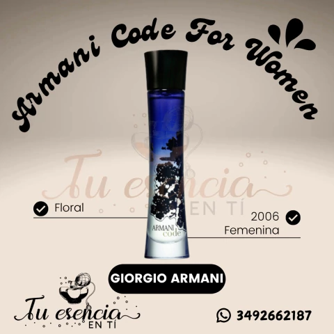 Armani Code For Women - Giorgio Armani - comprar online