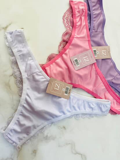 Calcinha renda kit c/ 03 - comprar online