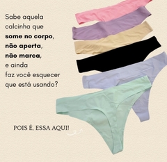 Calcinha sem costura fio na internet