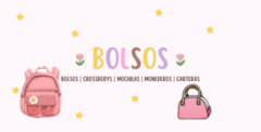 Banner de la categoría Bolsos, crossbodys, mochilas, carteras