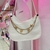 Bolsa blanco con cadenas - comprar en línea