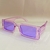 Lentes de sol rectangular