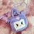 Crossbody peluche Kuromi
