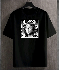 Camiseta QR Code Monalisa T-Shirt