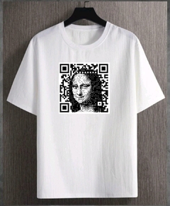 Camiseta QR Code Monalisa T-Shirt - comprar online