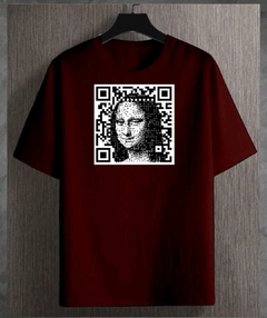 Camiseta QR Code Monalisa T-Shirt na internet