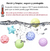Set 6 Pelotas Sensoriales Para Guaguas, Bebes, Estimulantes