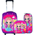 Mochila Con Ruedas Lonchera Estuche Niños Niñas Escolar