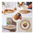 Set 6 Individuales Mantel Fibra Natural Yute 35 Cm Pack 6 - comprar online