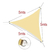 Toldo Vela Impermeable Plegable 5x5x5mt Triangulo