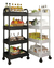 Carrito De Almacenamiento De 4 Niveles Con Asa, Cocina, Baño