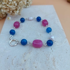 PULSEIRA JADE AZUL na internet