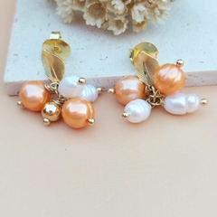 BRINCO PÉROLA LARANJA - comprar online