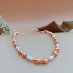 Imagem do COLAR PÉROLA LARANJA