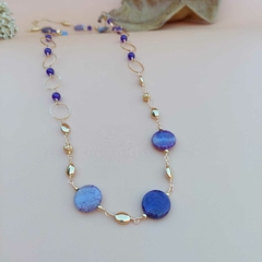 COLAR JADE AZUL na internet