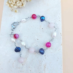 PULSEIRA ÁGATA ROSA - comprar online