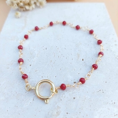 PULSEIRA CRISTAL VERMELHO - comprar online